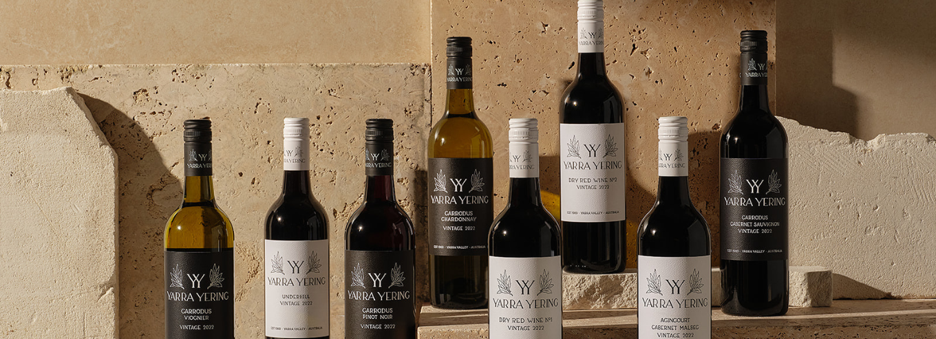 Yarra Yering bottle shots